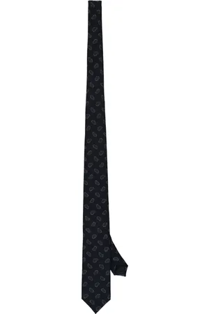 corneliani Corbata con estampado de cachemira en jacquard