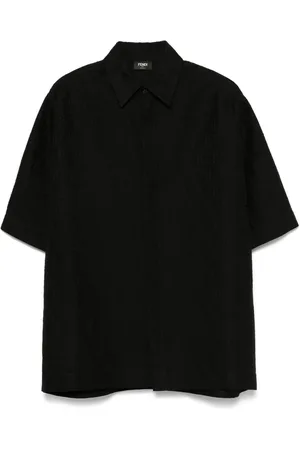 Fendi Camisa con motivo FF en jacquard