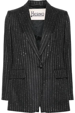 HERNO Blazer a rayas diplomáticas