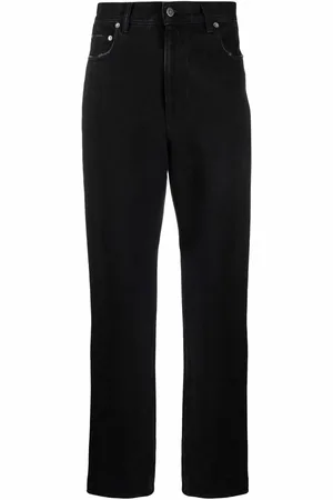 Golden Goose Pantalones rectos con parche del logo