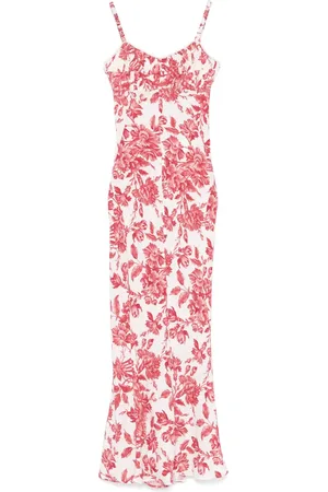 Sandro Vestido largo con estampado floral