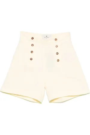 Etro Pantalones cortos con motivo floral en jacquard