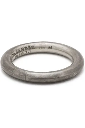 Jil Sander Anillo con efecto pulido