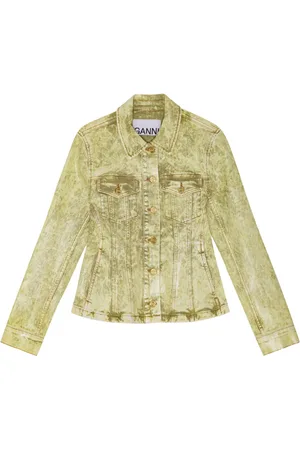 Ganni Chaqueta vaquera con efecto lavado