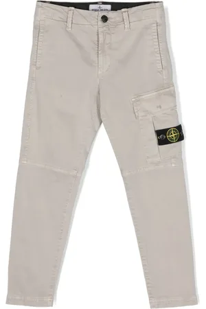 Stone Island Vaqueros cargo con parche Compass