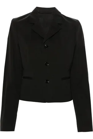LEMAIRE Blazer corto con solapas de muesca