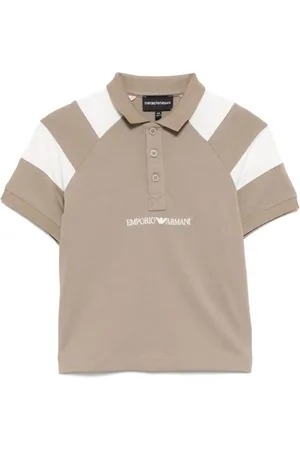 Emporio Armani Polo con logo bordado