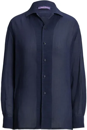 Ralph Lauren Camisa de dos tonos