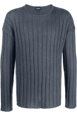 Giorgio Armani Jersey de canalé grueso