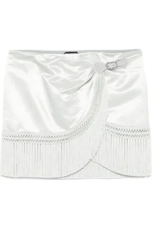 Tom Ford Minifalda con dobladillo de flecos