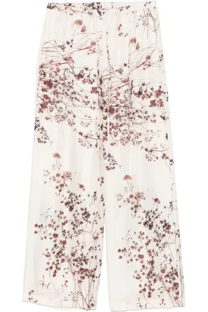 ALYSI Pantalones con coral estampado