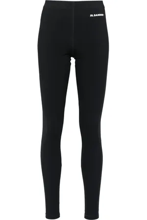 Jil Sander Leggins con logo estampado