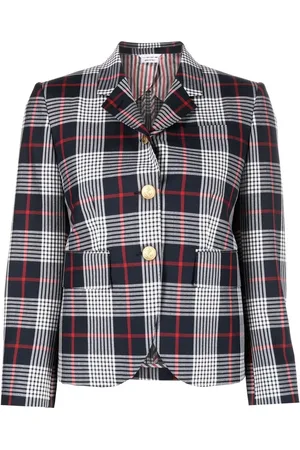 Thom Browne Blazer a cuadros con botones