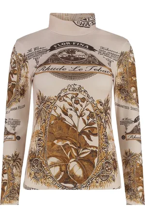Rhude Top de manga larga estampado