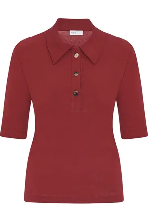 ROSETTA GETTY Camisa de algodón estilo polo