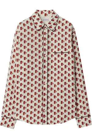 Burberry Camisa con estampado gráfico
