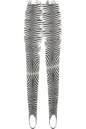 Roberto Cavalli Leggins con motivo de cebra