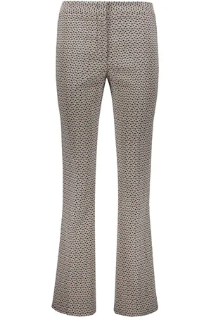 Etro Pantalones acampanados con estampado abstracto