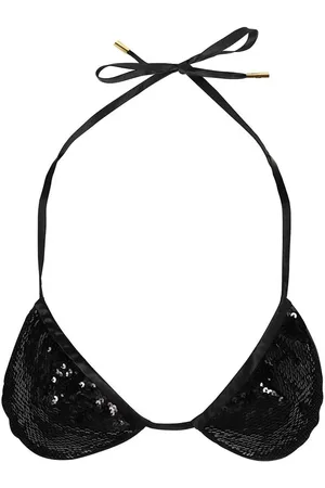 Tom Ford Top de bikini con detalle de lentejuelas y copa de triángulo