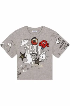 Dolce & Gabbana Camiseta con detalle de parche DG Sport