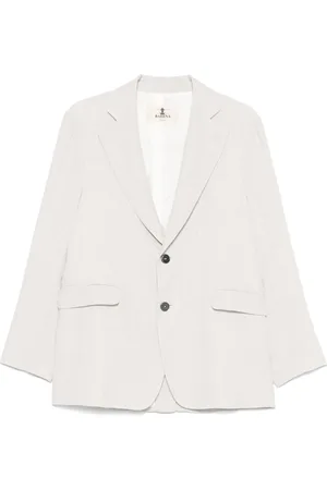 BARENA Blazer con motivo de espiga
