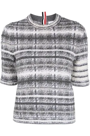 Thom Browne Camiseta a cuadros tartán