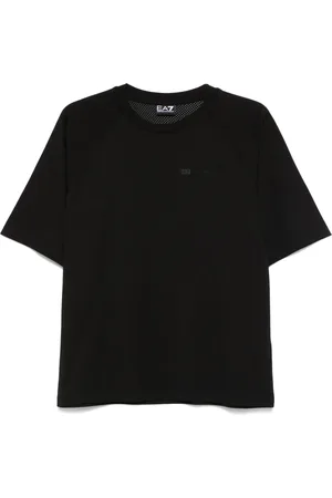 EA7 Camiseta estilo jersey de algodón