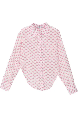 Pinko Camisa con estampado de corazones