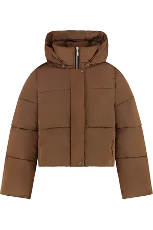 Rhude Plumífero con logo estampado