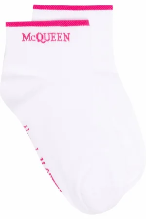Alexander McQueen Calcetines de punto con logo