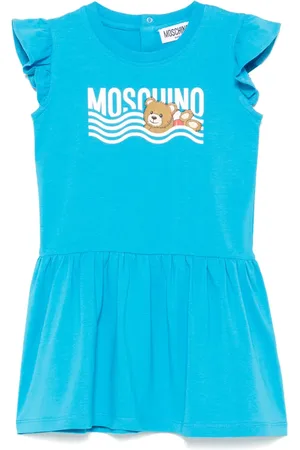 Moschino Vestido con logo estampado
