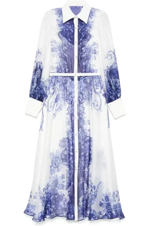 NISSA Vestido midi estampado