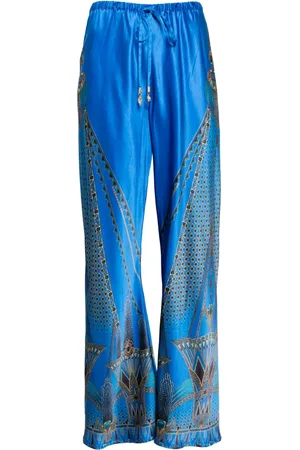 Camilla Pantalones con cordones y corte al bies