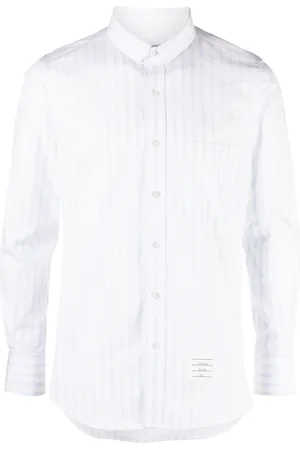 Thom Browne Camisa a rayas con manga larga