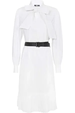 Karl Lagerfeld Vestido camisero de algodón