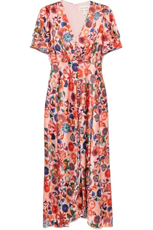 SALONI Vestido midi Lea