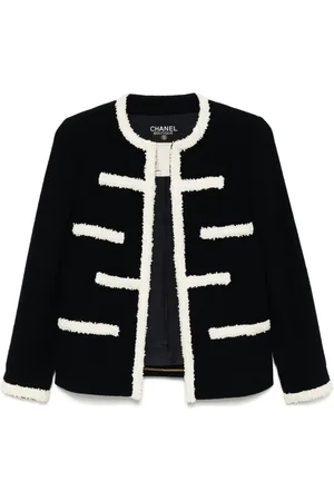 CHANEL Chaqueta sin cuello 1995