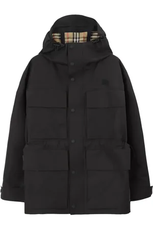 Burberry Parka con bolsillo de parche