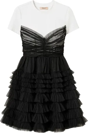 Twin-Set Vestido corto con detalle de camiseta