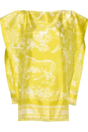 Dior Poncho con estampado Toile De Jouy