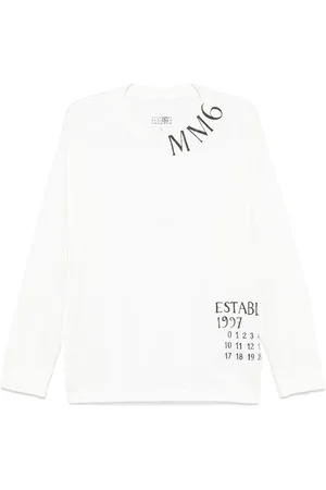 Maison Margiela Camiseta con números estampados