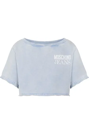 Moschino Camiseta vaquera corta