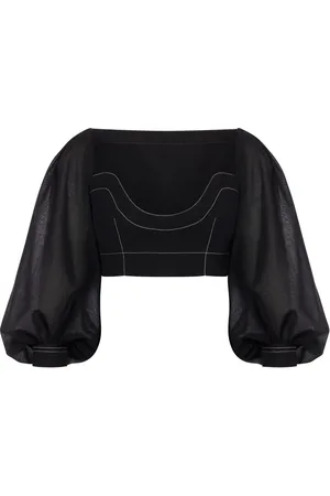 Serafini Top corto con manga obispo