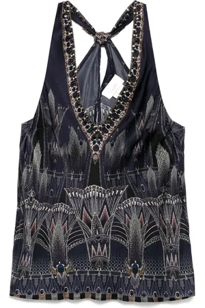 Camilla Top The Egypt Effect con detalle de nudo