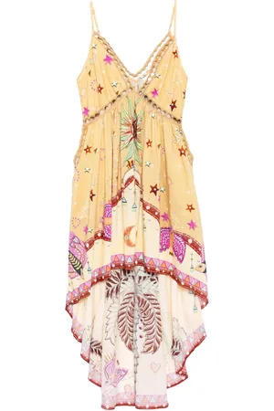 Camilla Vestido asimétrico con tirantes