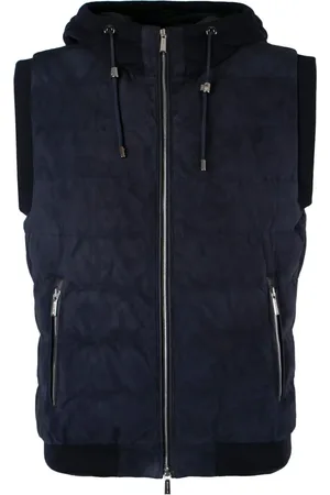 MOORER Chaleco Vermeer con capucha