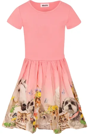Molo Vestido corto con estampado gráfico