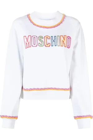 Moschino Sudadera con ribete de macramé