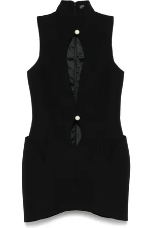MUGLER Vestido corto con abertura