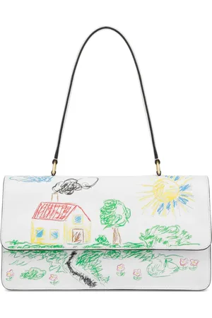Moschino Bolso de hombro con boceto estampado